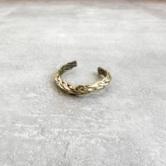 ヴィンテージ ビンテージ ゴールド ツイストデザイン バングル ブレスレット