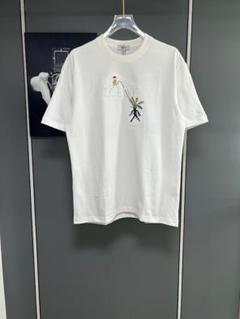 LOEWE 犬の刺繍デザイン Tシャツ ホワイトL 美品】LOEWE 犬の刺繍デザイン Tシャツ ホワイトL - メルカリ