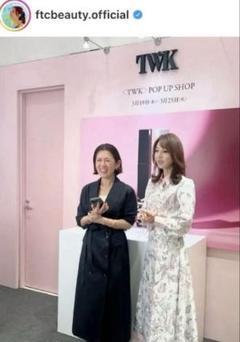 君島十和子さん着用完売CORCOVADO 華やかな柄ワンピース Sov.