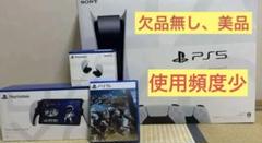 美品ps5 ,リモートプレイヤー、ワイヤレスイヤホン、モンスターハンターワイルド