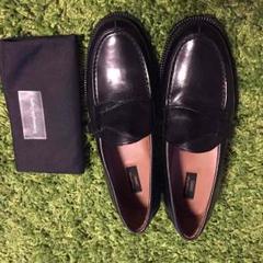 新品 ゼニア ローファー couture goodyear ライトブラウン ナチュラルグレインレザー Mocassinローファー