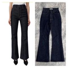 m6541【美品 マウジー MVS】フレアデニムパンツ ストレッチ ハイウエスト m6541【美品 マウジー MVS】フレアデニムパンツ ストレッチ ハイ