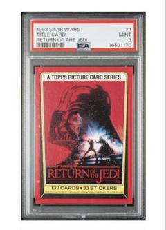 1983年 TOPPS STAR WARS スター・ウォーズ カード PSA9