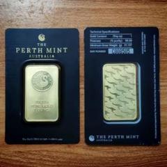 パース造幣局 純金バー レプリカインゴット PERTHMINT 金運 パース造幣局 純金バー レプリカインゴット PERTHMINT 金運
