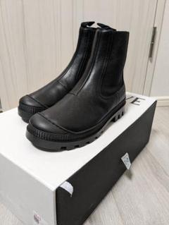 最高級 LOEWE ヌバックレザー ロングブーツ サイドジップ ポイン
