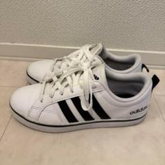 adidas ホワイト スニーカー 3本ストライプ 25cmのサムネイル