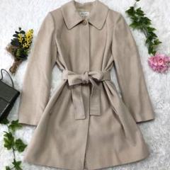 美品 CARVEN カルヴェン ツイード ウール ロングコート 比翼 Carven ウール コート | グレー | FARFETCH JP