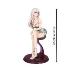 銀色ドレスの美人キャラ　オリジナルイラスト『セリナ』フィギュア【海外製】