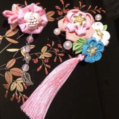 髪飾り 2点セット 成人式 卒業式 結婚式 花火大会