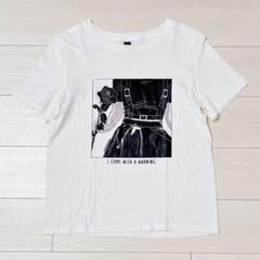 SHEIN 半袖Tシャツ 白　地雷系