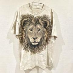90s LIQUID BLUE リキッドブルー ライオン　タイダイ染め　tシャツ