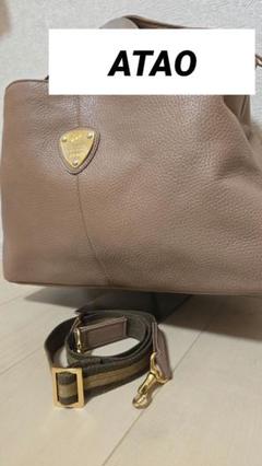 ATAO アタオ エルヴィ 2way ショルダ ピンクベージュ