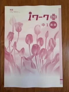 【匿名配送】 iワーク+　中1　国語　東書