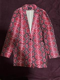 LA MODA GOJIパイソン柄ジャケット蛇ヘビ柄 楽天市場】ロングジャケット パイソン柄 蛇 メンズ ゴールド箔