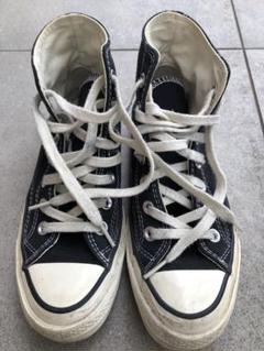 CONVERSE ブラック レディースハイカットスニーカー41/2靴底破れ片側