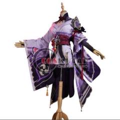 雷電将軍　コスプレ 三分妄想 原神 コスプレ 雷電将軍 衣装 リニューアルVer