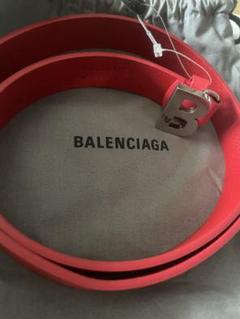 新品未使用BALENCIAGA 赤 ベルト Bロゴ付き 2025年最新】BALENCIAGA レディース ベルトの人気アイテム