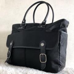【特大 大容量 別注品】マッキントッシュ　エース　トートバッグ　黒　ダブルベルト 特大 大容量 別注品】マッキントッシュ エース トートバッグ 黒