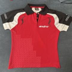 andro アンドロ 卓球ユニフォーム レッド
