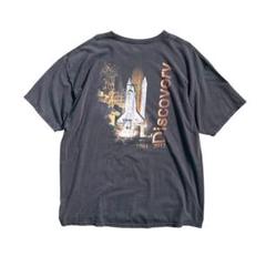 7TSM2スペースシャトル　バックプリント　Tシャツ インポート　古着used