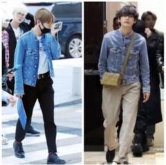 Acne Studios ノーカラー デニムジャケット Gジャン テテ アクネステュディオズ デニムジャケット ノーカラー BTS テテ