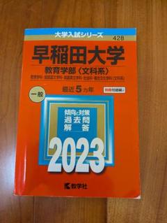 赤本　早稲田大学　教育学部　文科系　文系　1998年～2020年　23年分 早稲田大学（教育学部〈文科系〉） (2022年版大学入試シリーズ
