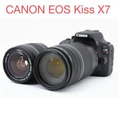 キャノン EOS Kiss X7⭐️一眼レフカメラ⭐️超望遠レンズ付Wレンズ EOS Kiss X7 - キヤノンカメラミュージアム