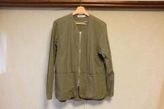 ordinary fits★ノーカラ　ブルゾン　 サイズ2　 ビンテージ加工 2025年最新】オーディナリーフィッツ ノーカラージャケットの
