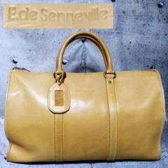 e.de senneville ヴィンテージ ヌメ革 ボストンバッグ e.de senneville ヴィンテージ ヌメ革 ボストンバッグ