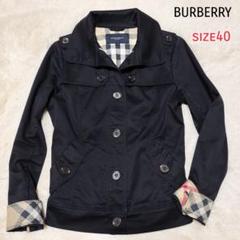 美品 BURBERRY LONDON ショートトレンチコート ノバチェック M