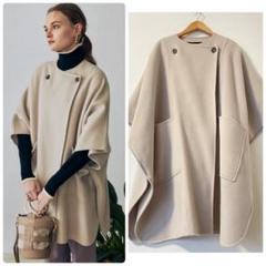 PARIGOT パリゴ　ベージュ ポンチョコート PARIGOT パリゴベージュ ポンチョコート
