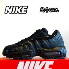 新品◆NIKE WMNS AIR MAX95 黒 ブラック 24cm Y-412