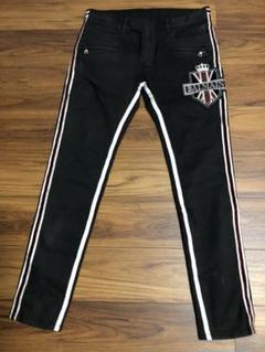 ラルク tetsuya 着 バルマン BALMAIN サイドストライプジーンズ