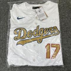 [183890]ロサンゼルス・ドジャース 大谷翔平#17 ゴールドユニフォーム 183890]ロサンゼルス・ドジャース 大谷翔平#17 ゴールド