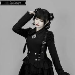 DimMoire ディムモアール おすましレース襟トップス【Black
