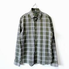 長袖シャツ【BENETTON / ベネトン】チェック柄 グリーン カジュアル