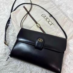 美品 グッチ ショルダーバッグ クラッチバッグ 2way GGインターロッキング