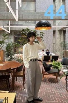 CORNERSTONE 23AW TAPERED BAGGY PANTS 44