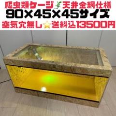 爬虫類ケージ 90×45×45 サイドアクリル仕様 ペット ケージ