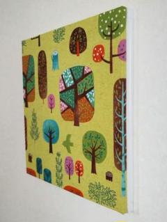 ❀.* 北欧風森林 ファブリックパネル 22×22㎝ 1枚 ❀.*・