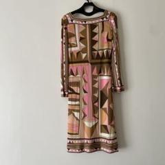 EMILIO PUCCI 幾何学模様 ワンピース