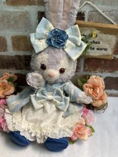 リーナベルＳ　水色花柄　和モダン　浴衣ドレス6点コスチューム　ステラルー出品中 ステラルーSサイズ☆水色花柄 和モダン 浴衣ドレス6点