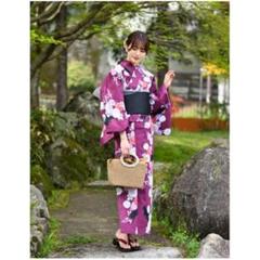 しまむら MUMUコラボ おとな夢夢ゆかた セパレート浴衣 ネコ