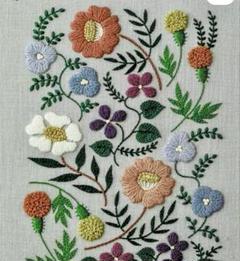 『樋口愉美子の刺繍の時間』ボタニカルガーデン刺繍キット