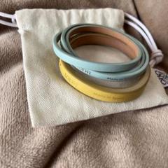 LOEWE レザーバングル／新品未使用　付属品付き Loewe レザーブレスレット バングル