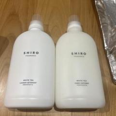 【新品未開封】SHIRO ホワイトティー 洗濯洗剤＆柔軟剤 セット　ギフト袋付きのサムネイル