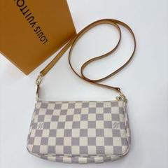 LOUISVUITTON ネヴァーフル MM ダミエ アズール - メルカリ