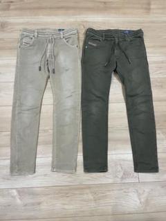 DIESEL JoggJeans カーキKRAILEY R-NE ジョグデニム レディース デニム ジョグジーンズ D-KRAILEY JOGG（デニム