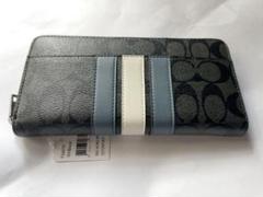 COACH】コーチ 長財布 ロングウォレット シルバー 銀 お財布