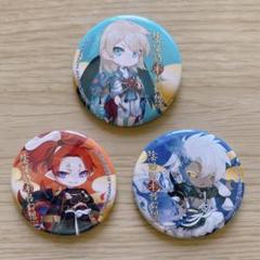 【即日発送】 陰陽師】本格幻想 2周年 記念感謝祭イベント限定 缶バッジ 3つ ピンズ・ピンバッジ・缶バッジ